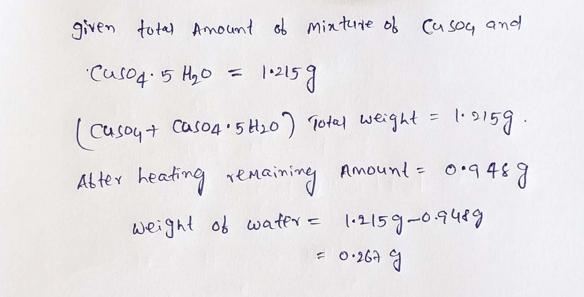 Chemistry homework question answer, step 1, image 1